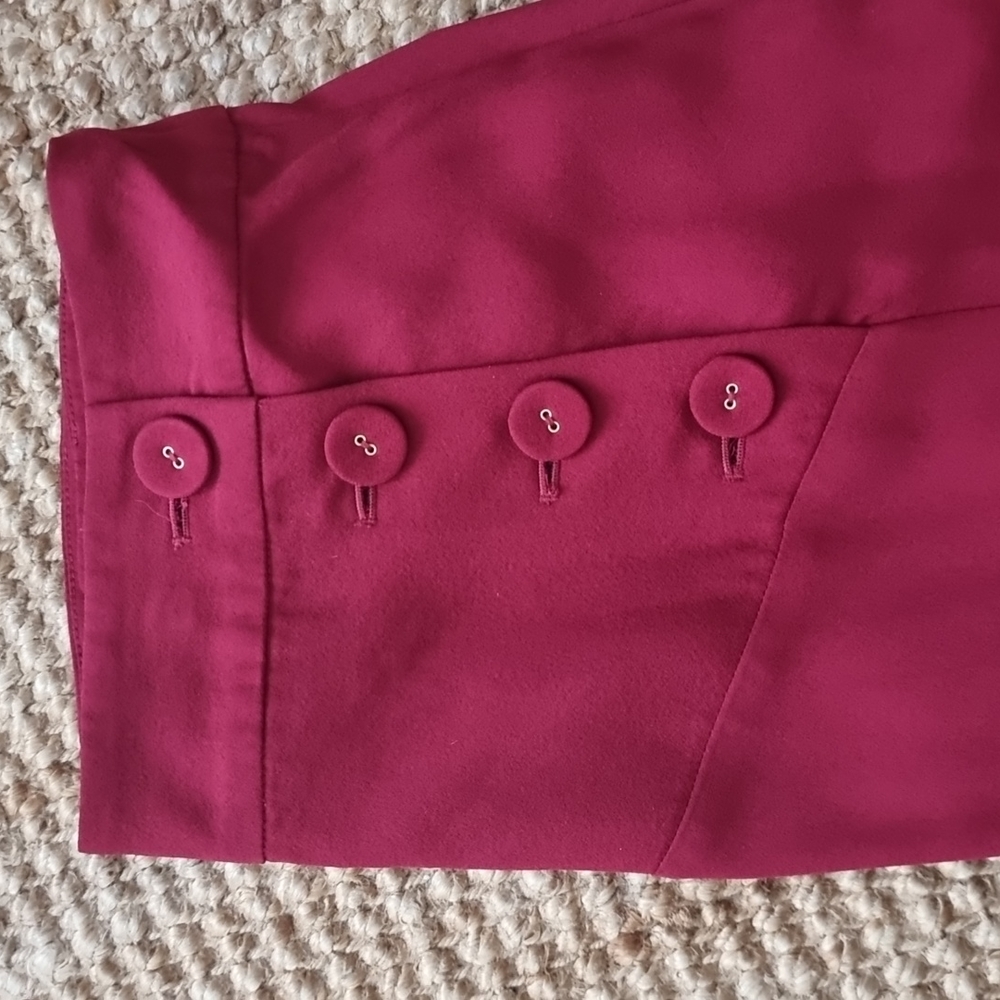 NWT ! Zimmerman flare pants burgundy red size 14 - Picture 2 of 6